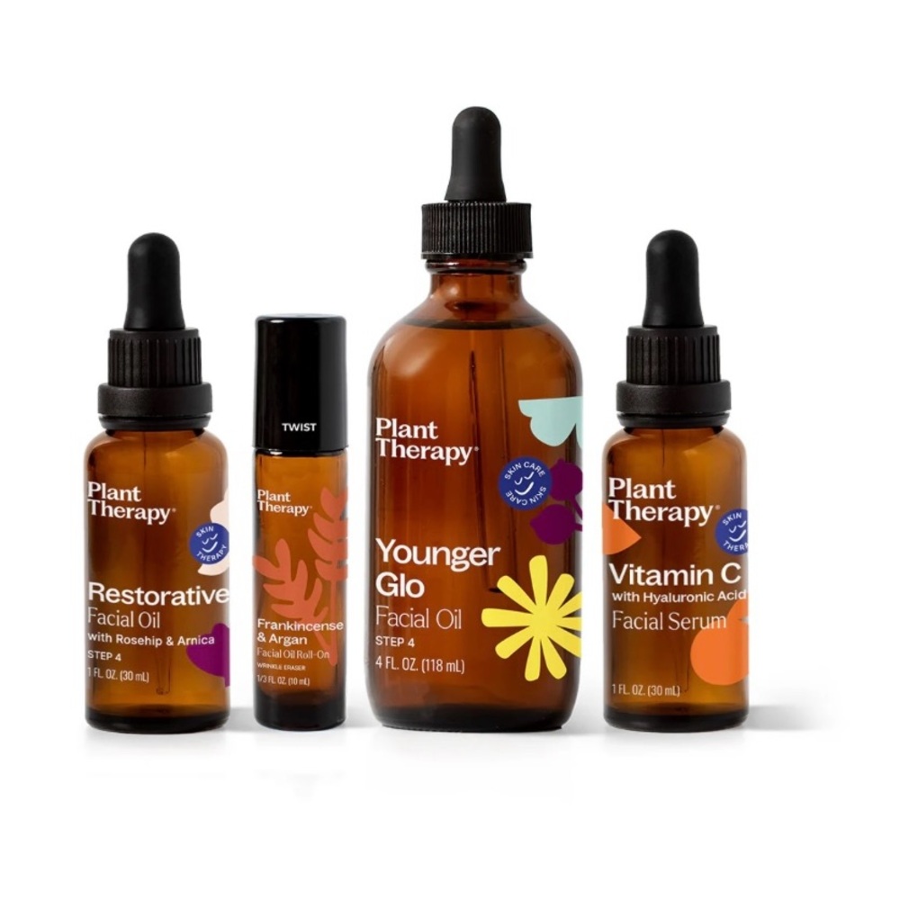 Plant Therapy Facial Oil Collection - Glowing Skin Routine